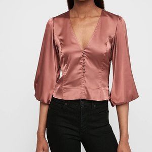EXPRESS ROSE GOLD BLOUSE